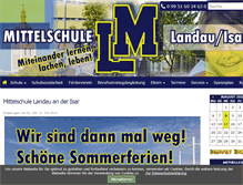 Tablet Screenshot of ms-landau.de